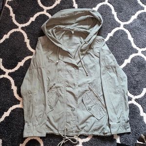 American Eagle olive green utility jacket